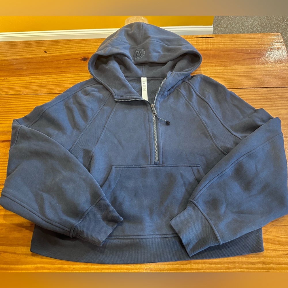 lululemon Scuba half-zip hoodie in Navy
